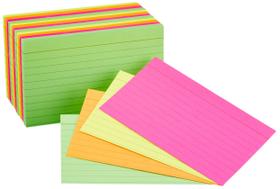 Cartões Flash Amazon Basics (300 Unidades) - Pautados 8x13cm