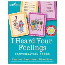 Cartões Flash de conversa EeBoo Eu ouvi seus sentimentos Cartões Flash de conversa EeBoo Eu ouvi seus sentimentos