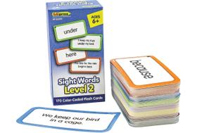 Cartões flash Edupress Sight Words Nível 2 com 170 cartões Cartões flash Edupress Sight Words Nível 2 com 170 cartões