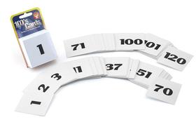 Cartões Flash Hygloss Number 1-120 Math Counting, pacote 120
