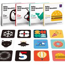Cartões flash para estimulação visual de bebês de 0 a 36 meses Cartões flash para estimulação visual de bebês de 0 a 36 meses