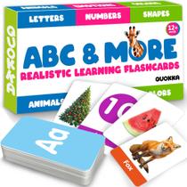 Cartões flash QUOKKA ABC Learning 60 unidades de 2 a 4 anos com bolsa Cartões flash QUOKKA ABC Learning 60 unidades de 2 a 4 anos com bolsa