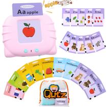 Cartões flash QuTz ABC Learning para crianças de 2 a 4 anos, brinquedos para autismo, terapia fonoaudiológica, educação, conversação, palavras visuais, meninos e meninas, jardim de infância, 248, rosa Cartões flash QuTz ABC Learning para crianças de 2 a 4 anos, brinquedos para autismo, terapia fonoaudiológica, educação, conversação, palavras visuais, meninos e meninas, jardim de infância, 248, rosa
