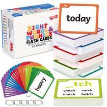 Cartões flash Torlam Sight Words & Phonics para crianças de 4 a 9 anos Cartões flash Torlam Sight Words & Phonics para crianças de 4 a 9 anos