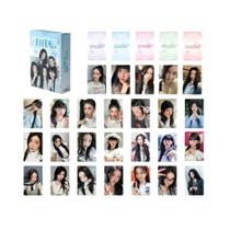 Cartões Fotográficos Brilhantes Do Ídolo Kpop ILLIT 55 Peças/Conjunto Yunah Minju Moka Iroha Wonhee