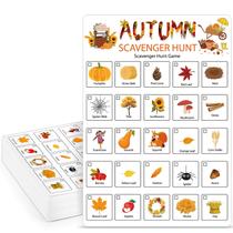 Cartões Hoolerry Autumn Scavenger Hunt 30 unidades 13x18 cm