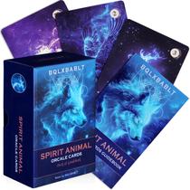 Cartões Oracle Spirit Animal BQLXBABLT com guia para iniciantes