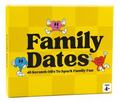 Cartões para encontros familiares Happy Duo Family Dates 40 com Scratch Off