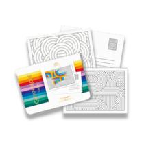 Cartões Postais Caran dAche Rainbow 12 Und