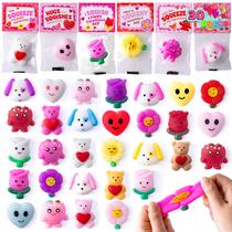 Cartões-presente com brinquedos Mochi Squishy JOYIN para o Dia dos Namorados, pacote com 30