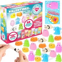 Cartões-Presente Mochi Squishy com Glitter JOYIN - Pacote com 28 Unidades