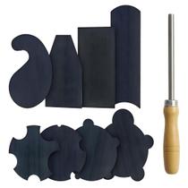 Cartões raspadores de gabinete Hermit Tools HTCSCS09 com polidor Cartões raspadores de gabinete Hermit Tools HTCSCS09 com polidor