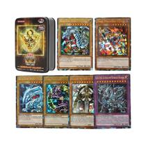 Cartões Yu-Gi-Oh! Holográficos em Inglês (66-148 peças) com Caixa de Lata - Blue Eyes e Exodia