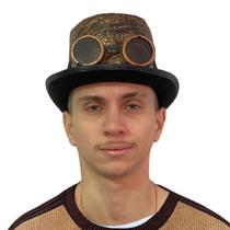 Cartola Cartas com Óculos Steampunk Aviador