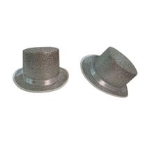 Cartola Com Glitter - Prata