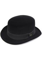 Cartola Veludo Preto Copa Média Chapelaria Vintage