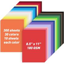 Cartolina colorida MAXECHO 8,5 x 11 180gsm 300 folhas 30 cores