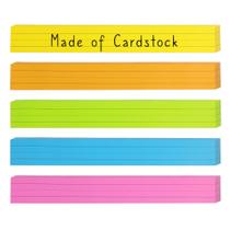 Cartolina colorida Sentence Strips Chell, 3x24 cm, pacote com 100 Cartolina colorida Sentence Strips Chell, 3x24 cm, pacote com 100