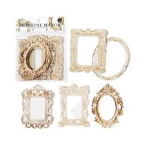 Cartolina Em Relevo Estilo Retrô, 10 Folhas/Conjunto Para Modelagem Arquitetônica Europeia,