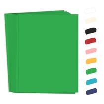 Cartolina Goefun 21x28 cm 65lb, pacote com 50 folhas de papel verde