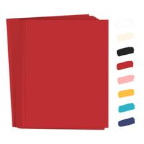 Cartolina Goefun 50 folhas 22x28 cm Vermelha 180gsm