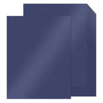 Cartolina Goefun Navy Blue Shimmer 22x28 cm 80 lb 100 folhas