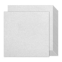 Cartolina Goefun Silver Glitter 12x12 280 g/100 lb 24 folhas