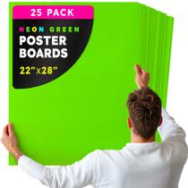 Cartolina Hygloss 56x71 cm Verde Neon Pacote com 25 Folhas 10 Pt
