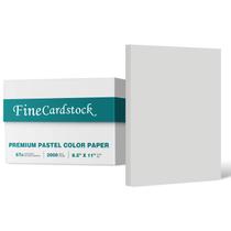 Cartolina, papel S, impressão superfina, 8,5 x 11 polegadas, 67 lb, 2000 folhas