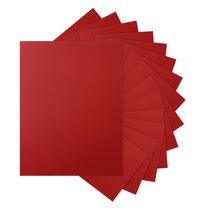 Cartolina Silunkia 100 folhas 21,6x27,9cm 200gsm vermelha