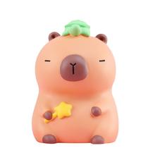 Cartoon Capybara Coin Bank Home Piggy Bank 17 cm de PVC macio