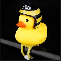 Cartoon Duck Head Light Shining Duck Bicicleta Sinos Guiador Acessórios de bicicleta