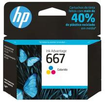 Cartucha Original HP 667 Color