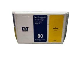Cartucho 80 C4848a Amarelo 350ml Designjet 1050 1055 Novo