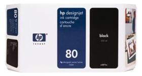 Cartucho 80 C4871a Black 350ml Designjet 1050 1055 Novo