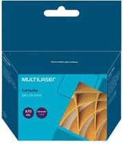 Cartucho Amarelo Jato De Tinta Compatível 670xl Amarelo Multilaser - CO670A
