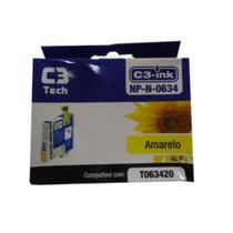 Cartucho C3 Tech NP-N-0634 compatível com Epson T0634 Amarelo