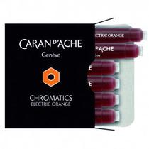 Cartucho Caneta Tinteiro Caran dAche Eletric Orange Cartucho Caneta Tinteiro Caran dAche Eletric Orange