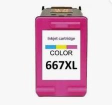 Cartucho compatível 667xl colorido 13ml *** alto rendimento - unidade