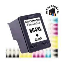 Cartucho Compativel Hp 664 XL Preto 14ml