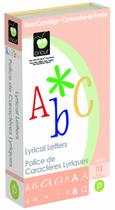 Cartucho Cricut Lyrical Letters com 7 fontes e formas Cartucho Cricut Lyrical Letters com 7 fontes e formas