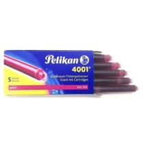 Cartucho de Caneta Tinteiro Pelikan 4001 c/ 6 un- Rosa