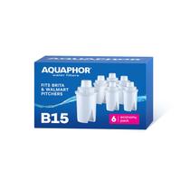 Cartucho de filtro de água AQUAPHOR B15 6 cartuchos 170L