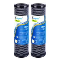 Cartucho de filtro de água EXCELPURE 1 mícron 10 x 2,5, pacote com 2