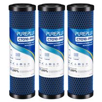 Cartucho de filtro de água PUREPLUS 1 mícron 2,5 x 10 para Under Sink
