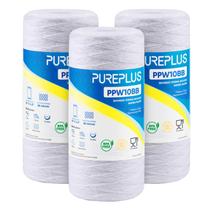 Cartucho de filtro de agua PUREPLUS 25 micrones 10x4.5 paquete de 3