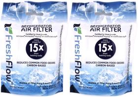 Cartucho de filtro de ar Fresh Flow W10311524 para Whirlpool, pacote com 2
