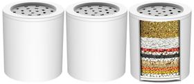 Cartucho de filtro de chuveiro Cobbe 20 Stage 3 Pack para água dura