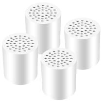 Cartucho de filtro de chuveiro Laicky 20 Stage Universal, pacote com 4