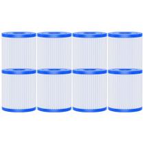 Cartucho de filtro de piscina AQUALTRA Type H 4x3.6, pacote com 8